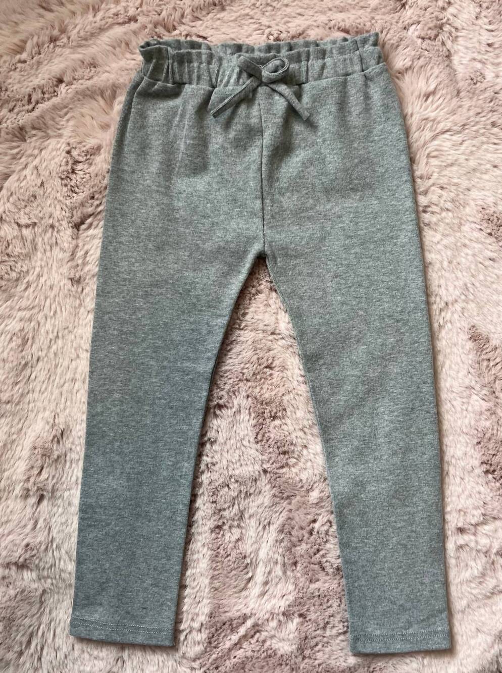 NEW VIGNETTE girl's fawn leggings in grey